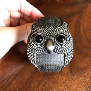 Antique Owl cuff bracelet